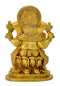 Brass Shri Ganesh in Golden Finish