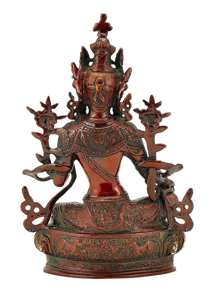 Goddess Tara Brass Statue 12.50"