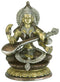 "Goddess Saraswati" Fine Brass Sculpture