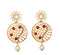Golden Hanging Round Dangle Earrings