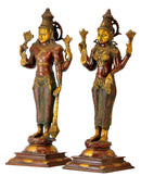 Shri Laxmi Narayan Brass Figurine
