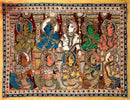 Sage Vasishta Blesses Emperor Dasaratha and His Infant Sons