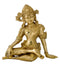 Golden God "Devraj Lord Indra" Brass Statue