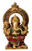 Avighna Ganesh Maharaj Ornate Statue