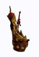 Guru Padmasambhava - Gilded Statue 6"