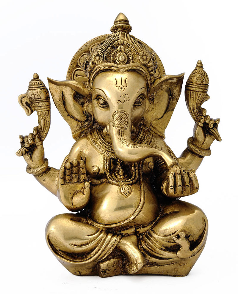Brass Ganesha Statue
