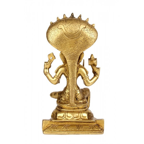Devi Karumariamman Brass Sculpture 9.25"