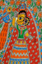 His Mesmerizing Tunes - Traditional Mithila Painting