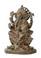 Chaturbhuja God Ganesha Seated on Lotus