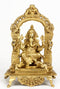 God Gajanan Maharaj Brass Figure 12.50"