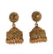 Stone Studded Golden Jhumki Earring
