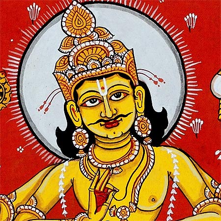 'Lord Kurma' Vishnu Dashavtar Patachitra Painting