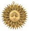 Sun God 'Surya' Brass Wall Plaque