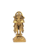 Mighty Lord Hanuman - Brass Statue 3.25"