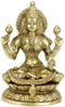 Vishnu Priya Goddess Lakshmi - Brass Sculpture 9"