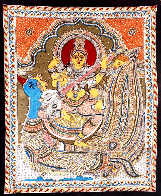 Veena Vadini Saraswati on Swan