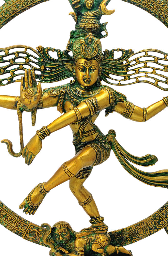 Antiquated Nataraja Brass Statue