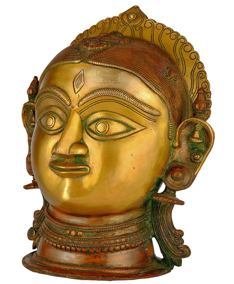 Goddess Shakti Head in Classical Style 11.50"