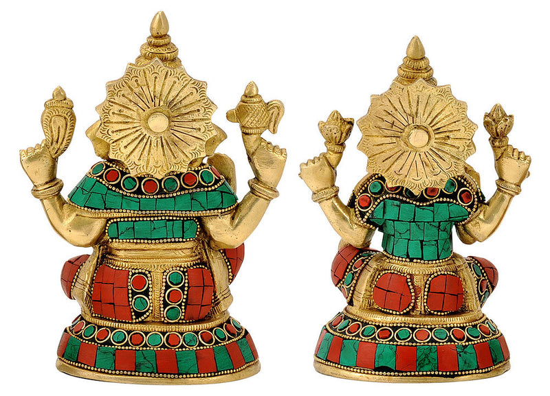 Pair of Lakshmi Ganesh for Home Temple