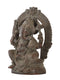 Hindu Lord Ganpati Deva Brass Statue Antique Finish