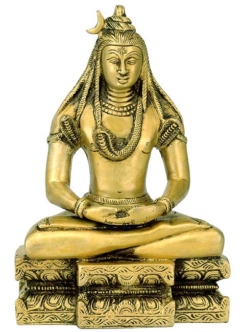 Dhyanastha Shiva - Brass Statue