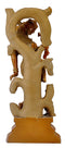 Ancient Indian Princess and Bird - Decorative Brass Showpiece