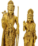 Shri Ram Durbar 18" Set Brass Sculpture