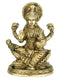 "Goddess Lakshmi" Small Brass Statue