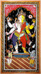 The Divine Union "Ardhanarishwar" - Patachitra Painting 30"