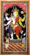 The Divine Union "Ardhanarishwar" - Patachitra Painting 30"