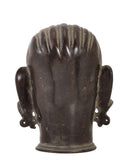 Antiquated Brass Shiva Head