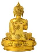 Fine Medicine Buddha Brass Statue