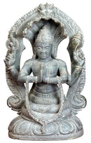 Adi Shesha as Patanjali - Stone Statuette