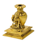 Lord Kuber Figurine with Flower Pot