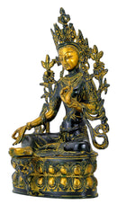 Buddhist Goddess Tara Brass Figure