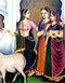 The Song of Cowherd Krishna - Old Painting