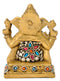 God Ganesh Seated on Chowki 5.90"