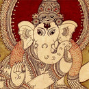 Dancing Lord Ganesha - Kalamkari Painting