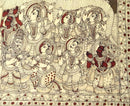 The Churning of the Ocean - Hindu Epic Painting