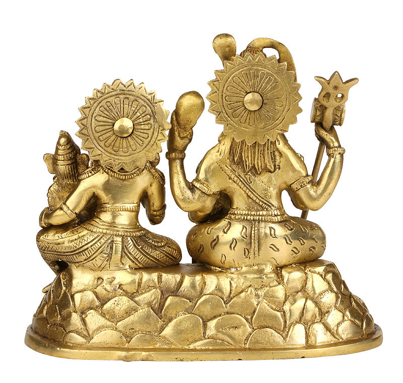 Shiv Parivar Brass Sculpture 6.50"