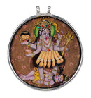 Goddess Kali Handpainted Pendant
