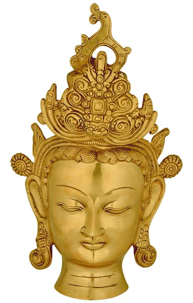 Goddess Tara Brass Mask
