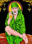 Saint of Shirdi Sai Baba Cotton Tapestry