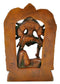 Ten Armed Goddess Kali in Golden Brown Finish