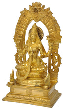 Devi Maa Laxmi Brass Statue 24"