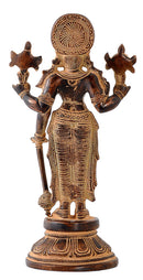 Lord Vishnu - Antiquated Brass Figure