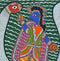 Krishna Masters Kaliya Snake - Madhubani Painting