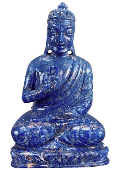 Bodhisattava - Lapis Lazuli Statuette