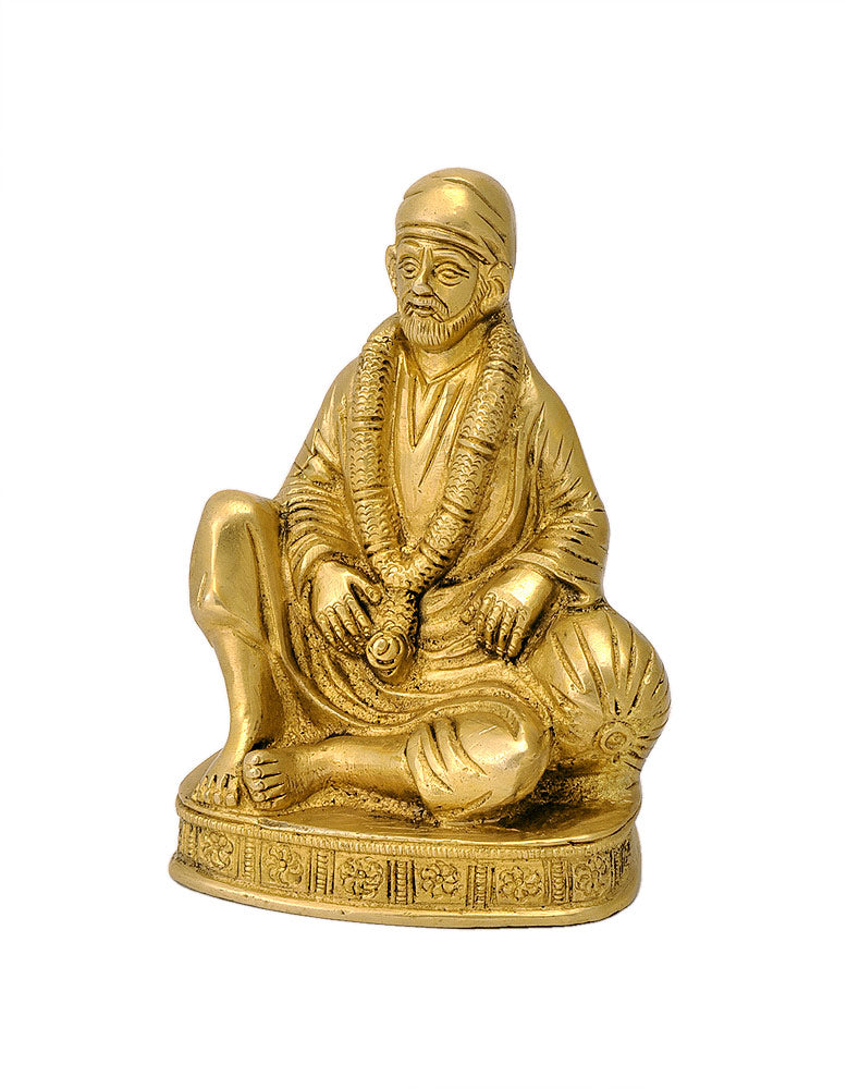 Saint of Shirdi 'Sai Baba' Brass Statue