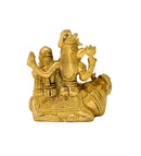 Shiva Parivar Brass Figurine 3.75"